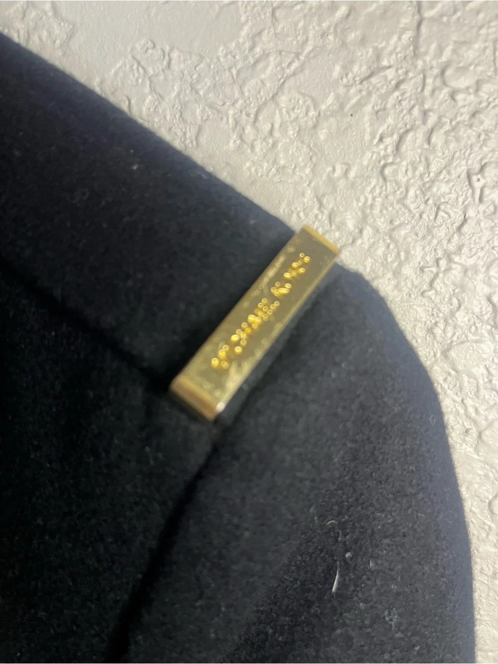 Michael Kors Black Long-Sleeve Belted Trench Coat with Gold Hardware